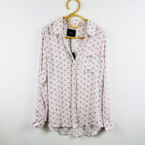 Rails Floral button down blouse NWT - Picture 3 of 15